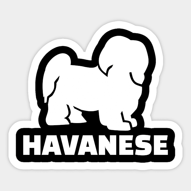 Havanese Sticker by Designzz